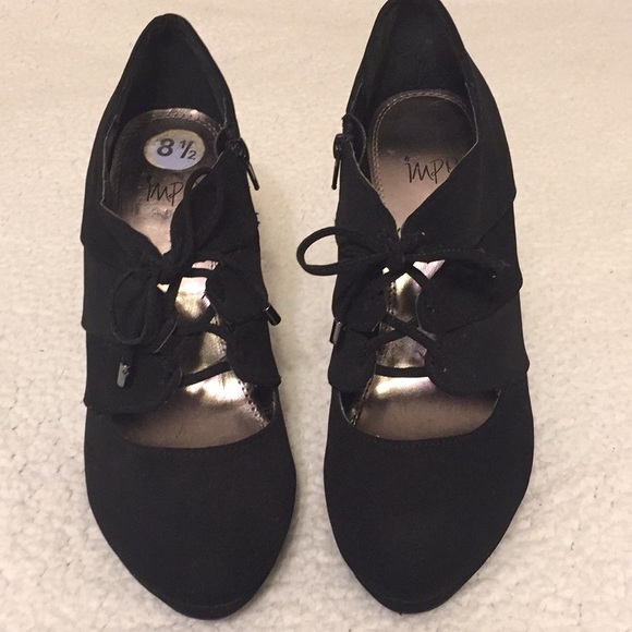 🥀Black suede booties🥀 - Picture 3 of 7